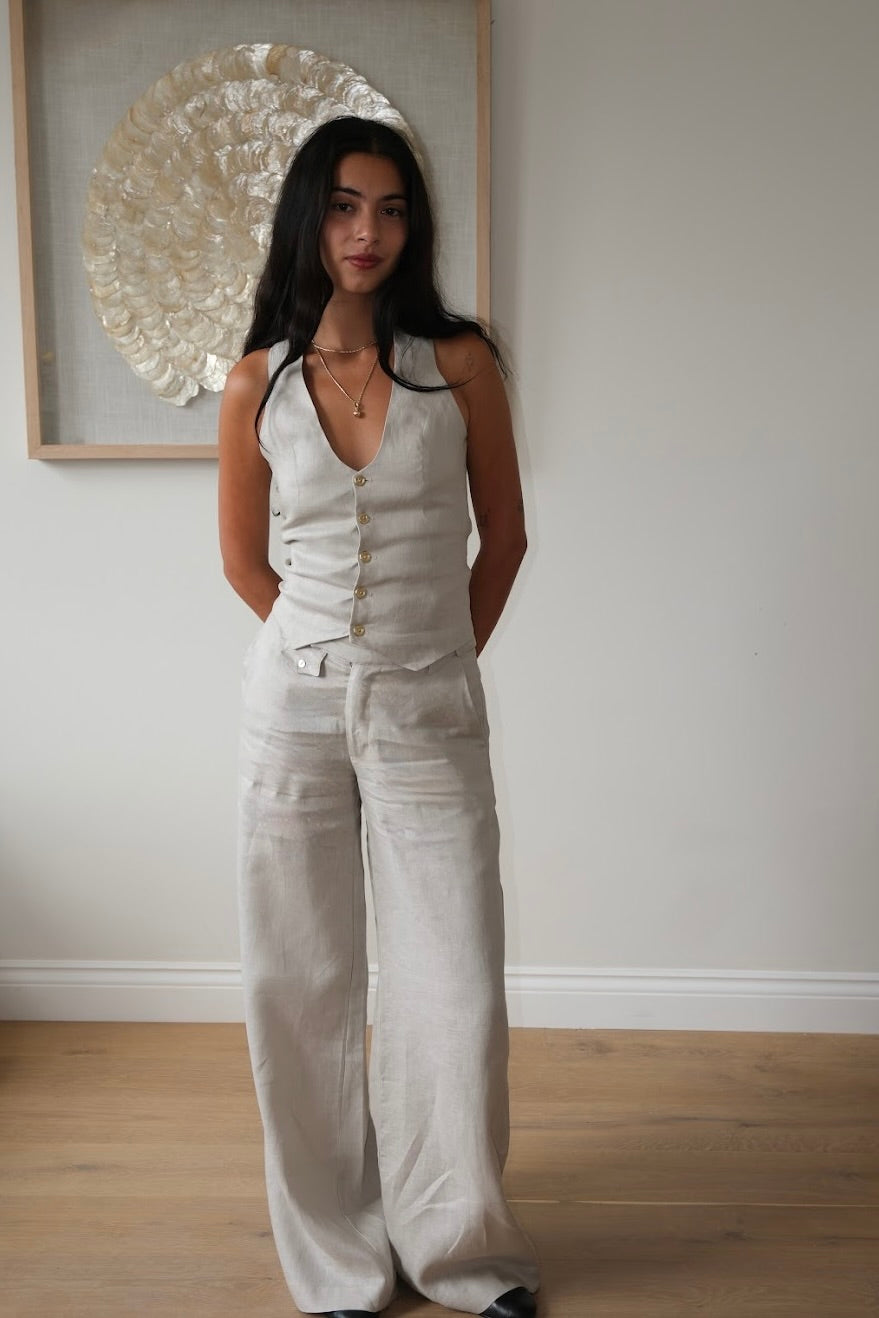 Gea Trousers - Stone