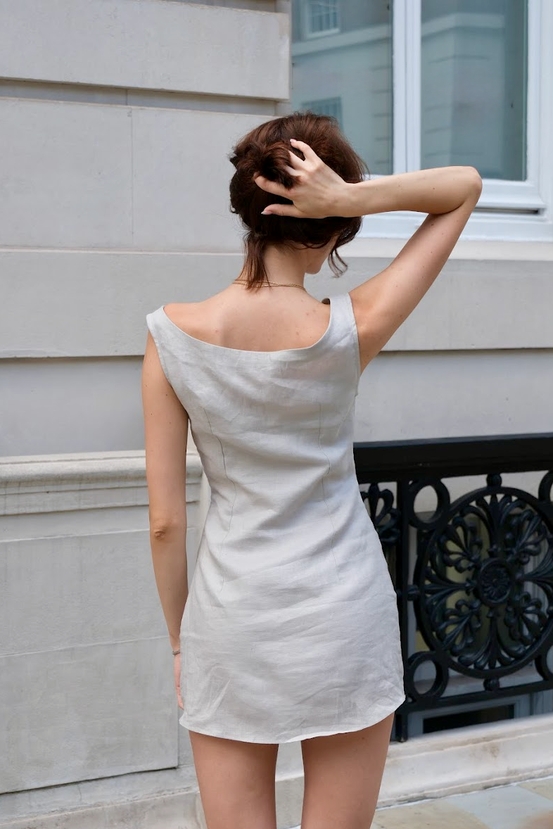 Sofia Dress - Stone