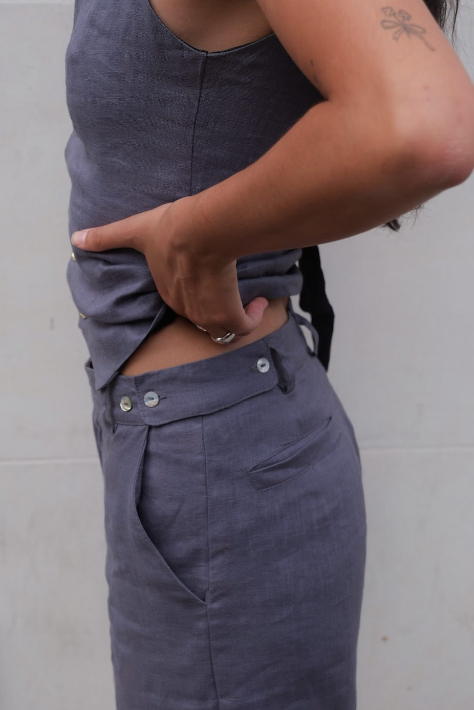 Gea Trousers - Haze