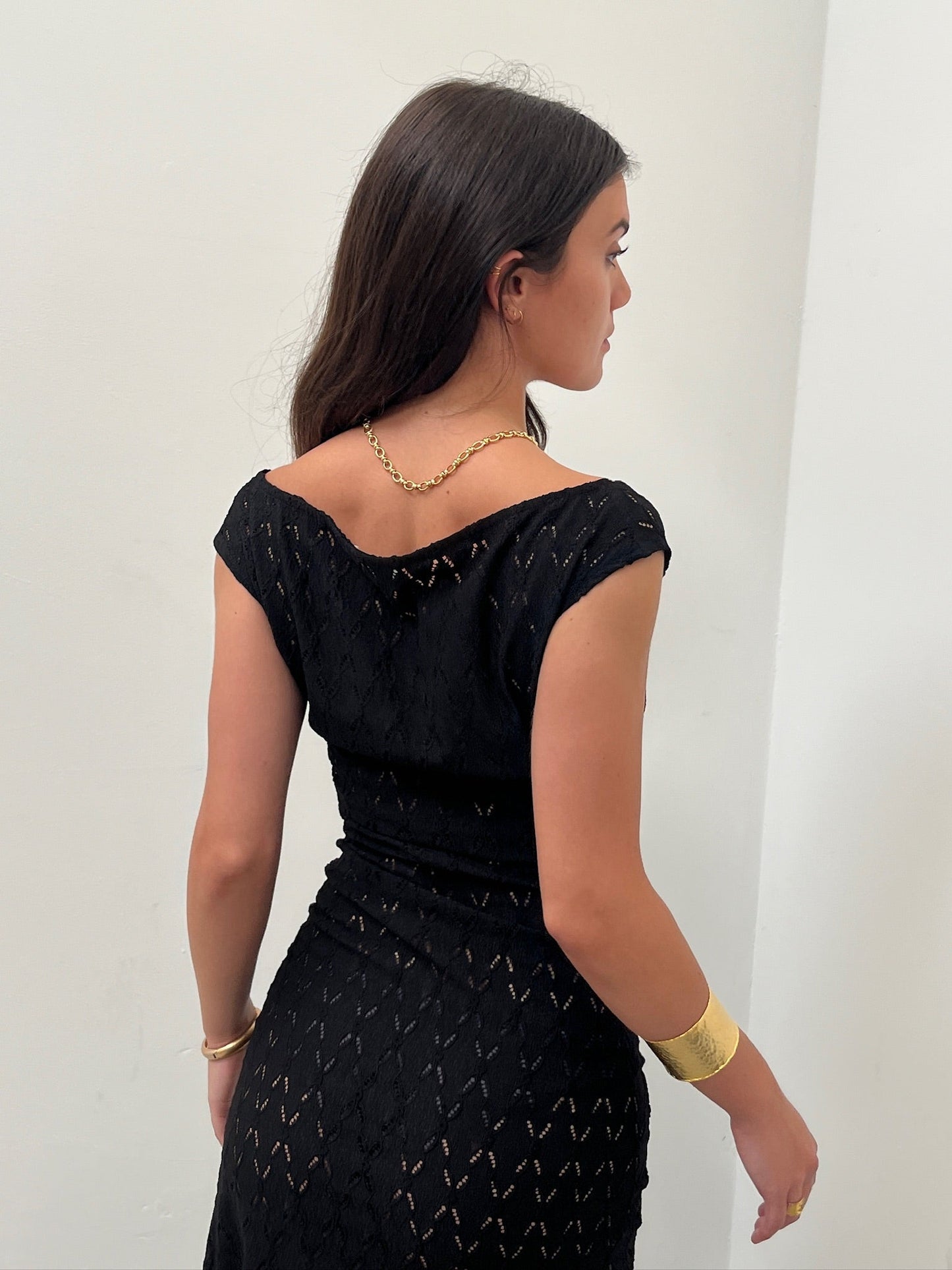 Cleo Dress in Black - Alchemy London