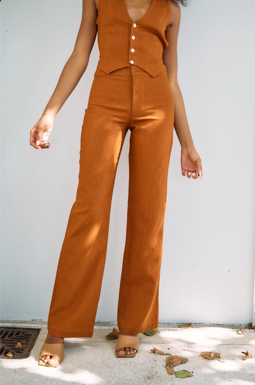 Copper Linen Suit - Alchemy London