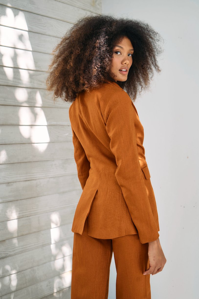 Copper Linen Suit - Alchemy London