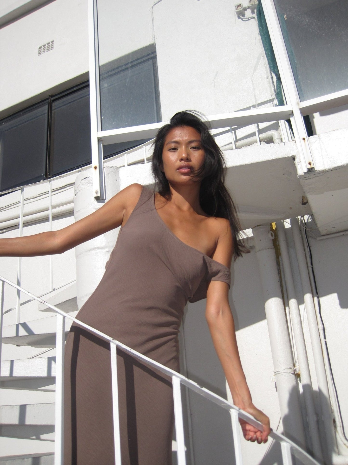 Rita Dress in Mocha - Alchemy London