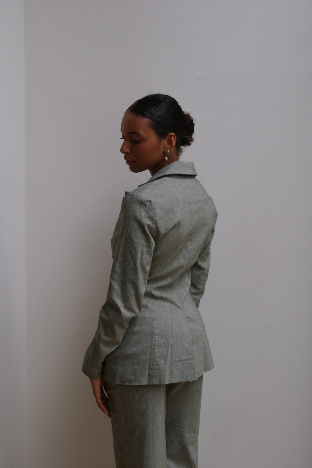 Sage Linen Suit