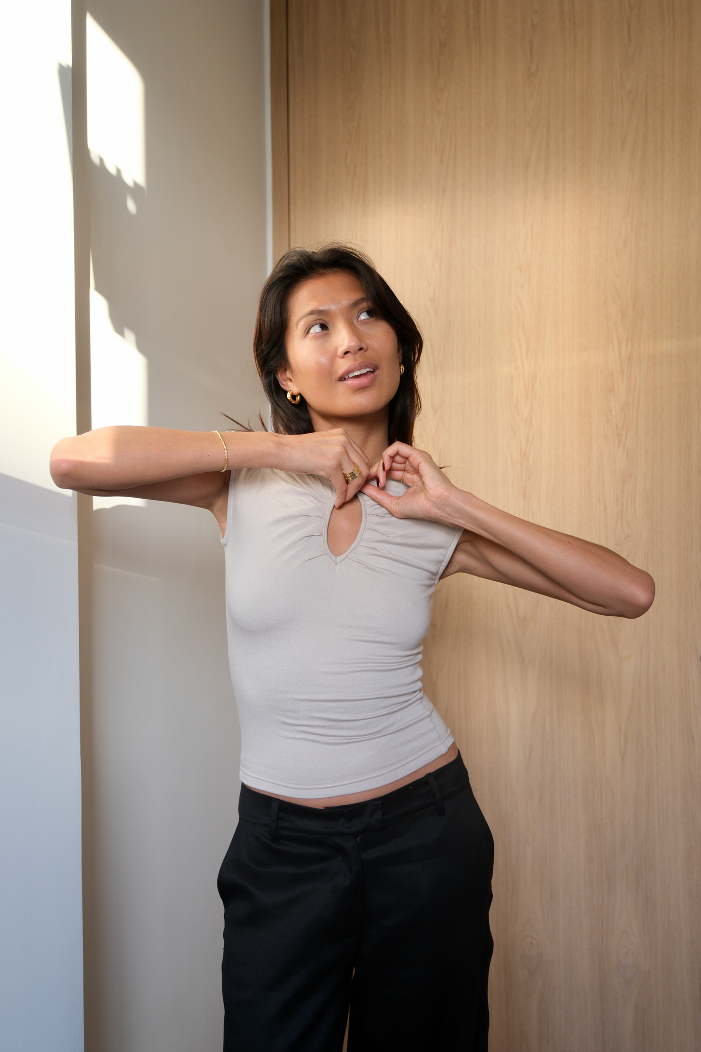 The Iris Top | Stone