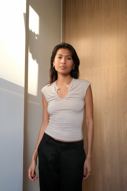 The Iris Top | Stone