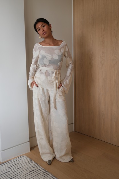 Azalea Trousers | Ecru