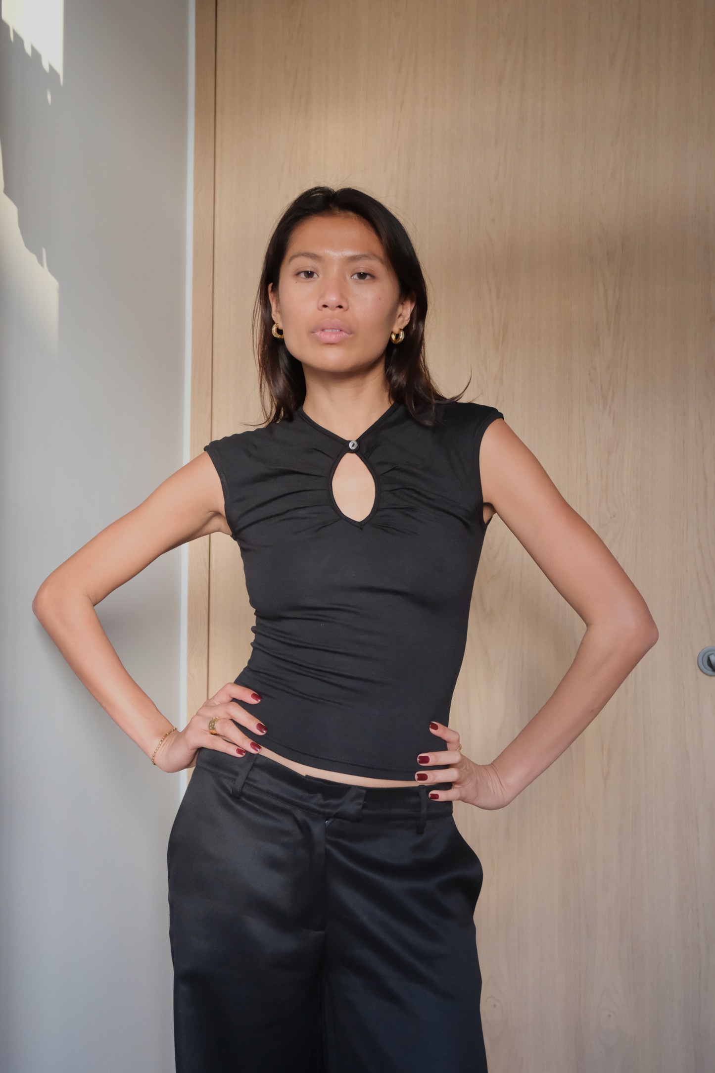 The Iris Top | Black