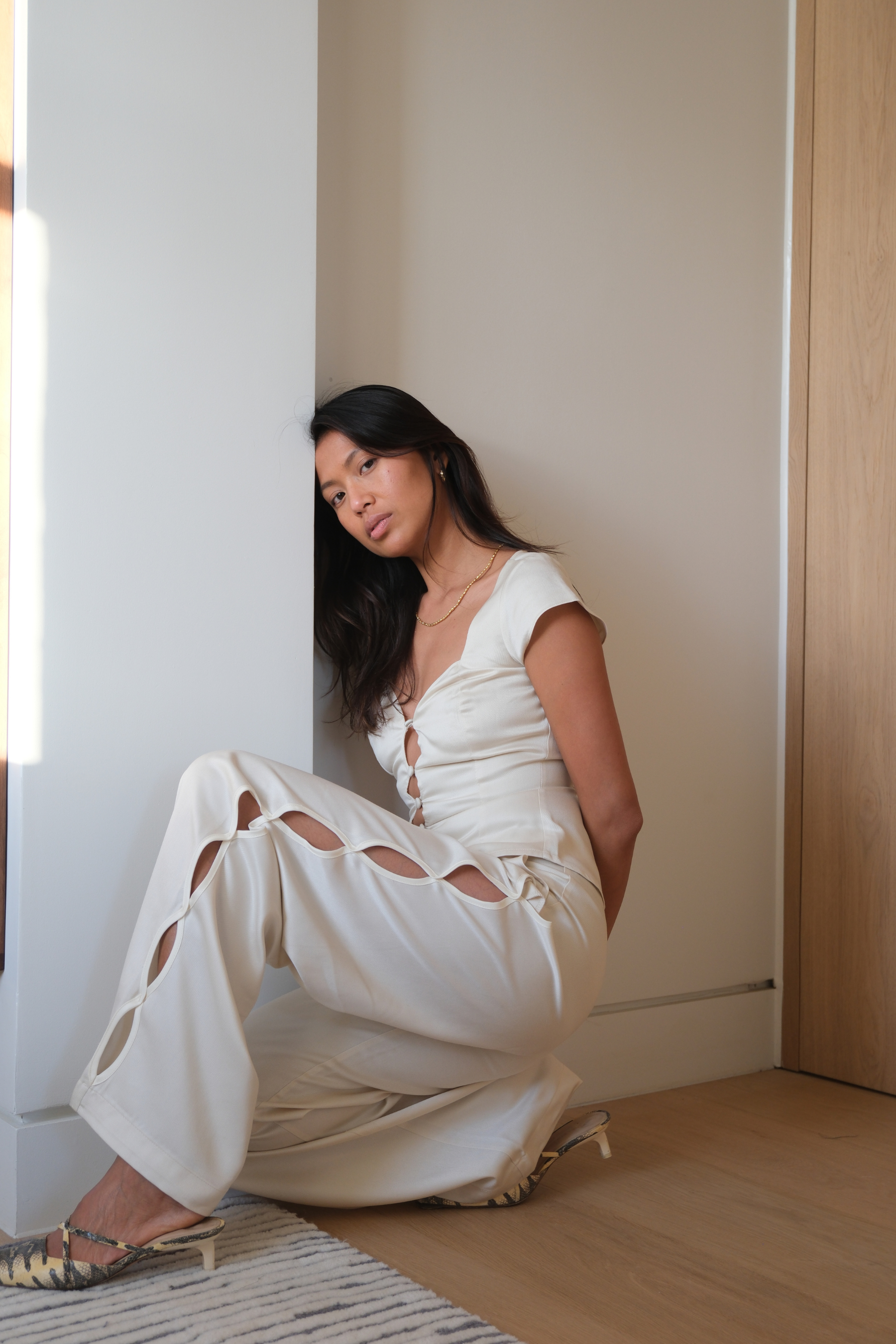 Suki Trousers | Ecru