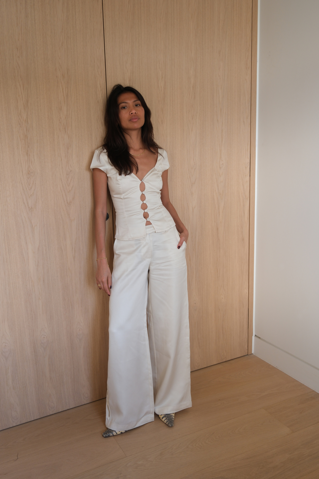 Suki Trousers | Ecru