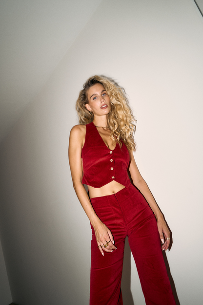 Red Velvet Suit