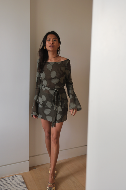 Azalea Mini Skirt | Olive