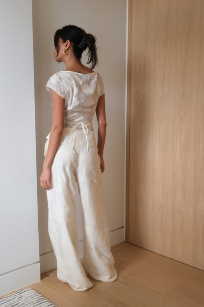 Azalea Trousers | Ecru