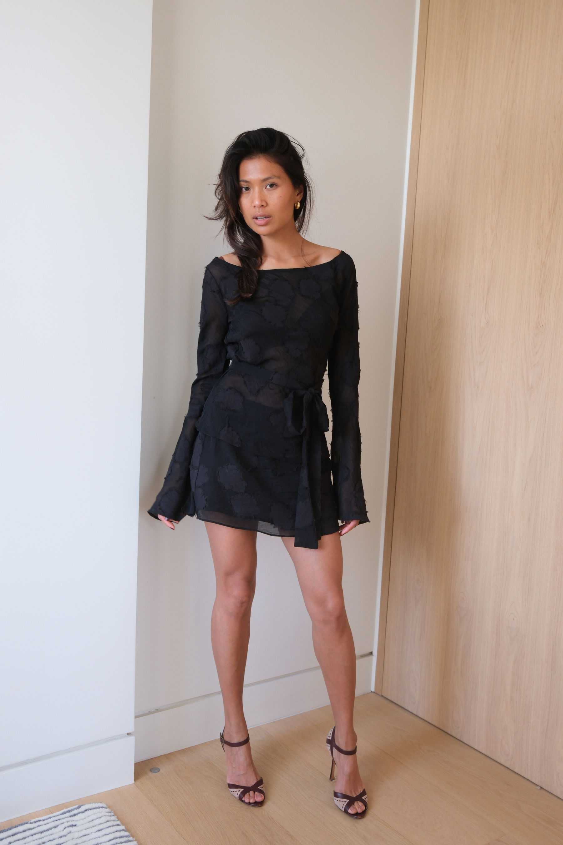 Azalea Mini Skirt | Ebony