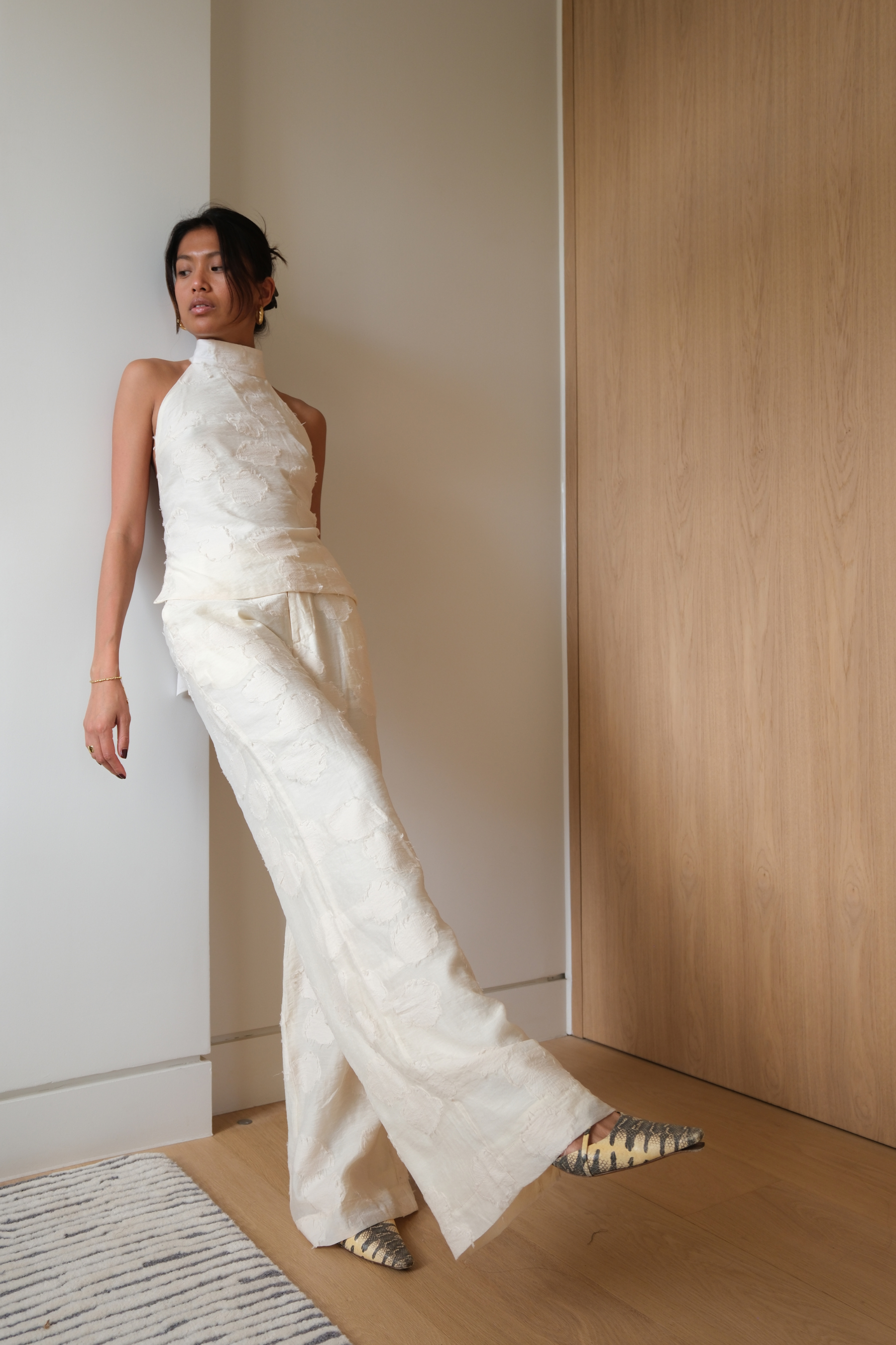 Azalea Trousers | Ecru