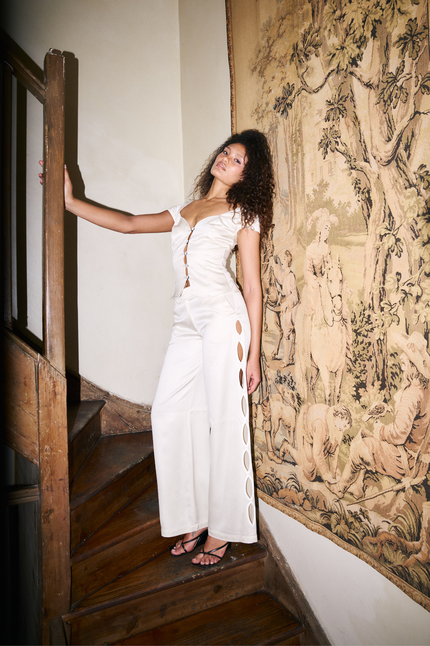 Suki Trousers | Ecru