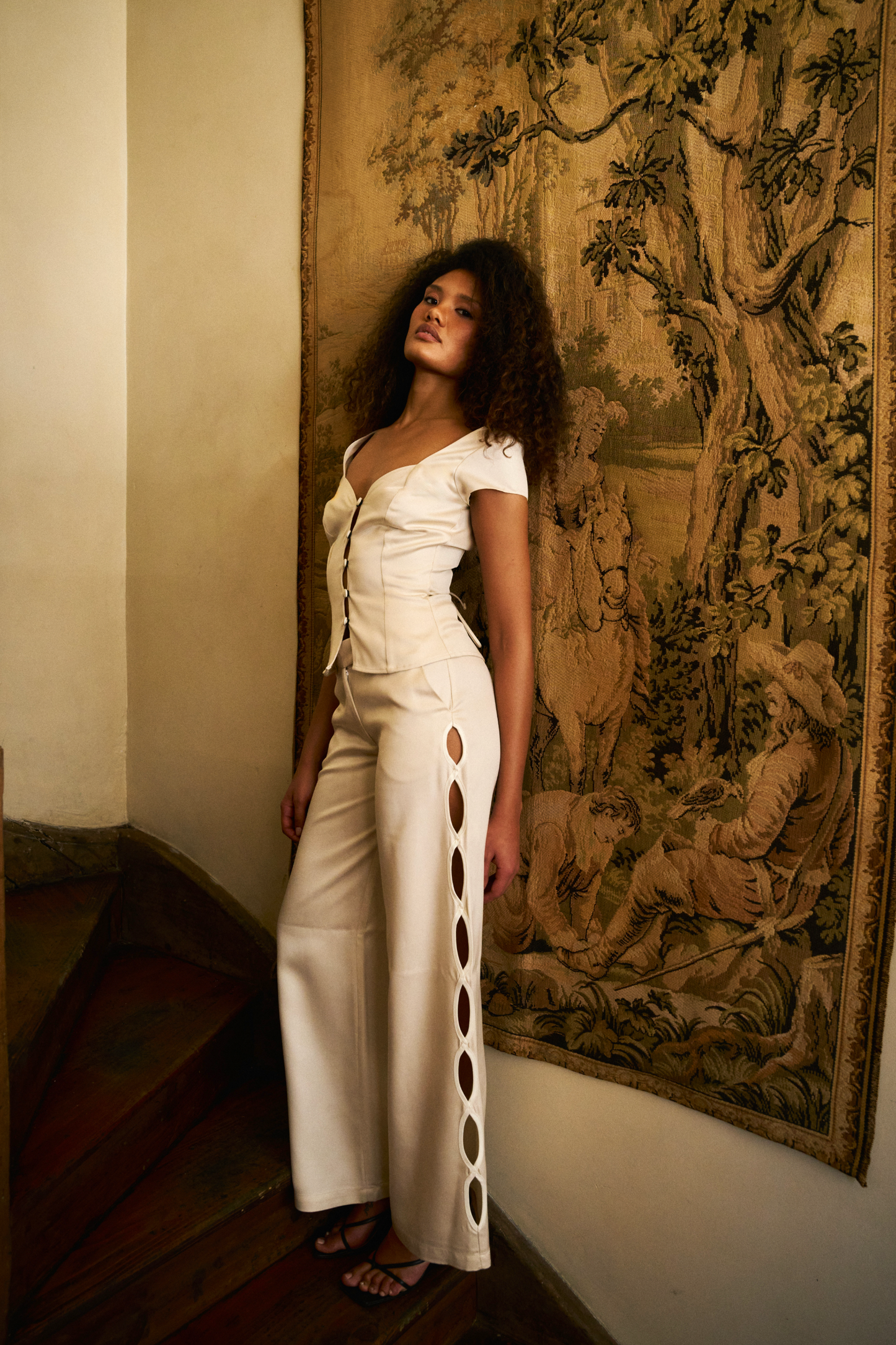 Suki Trousers | Ecru