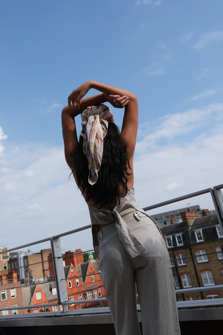 Linen Halter Top | Stone