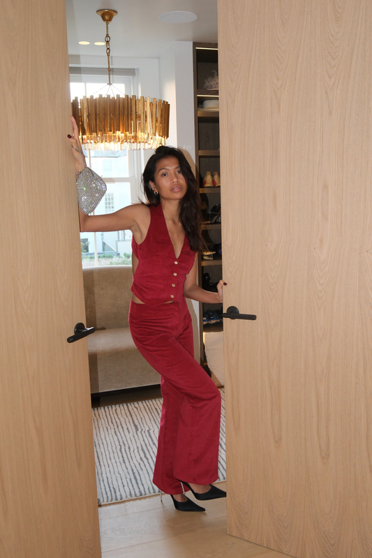 Red Velvet Suit