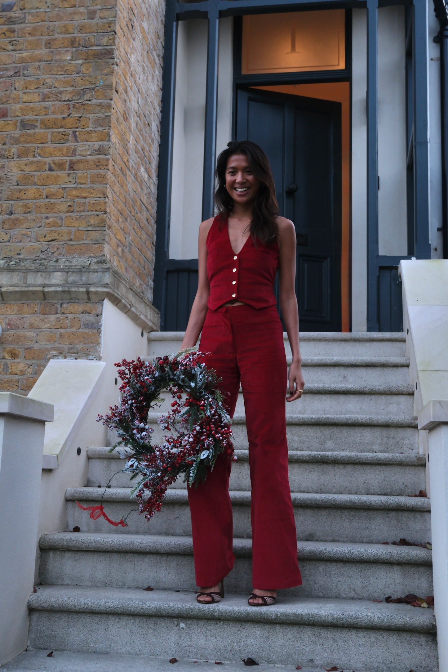 Red Velvet Suit