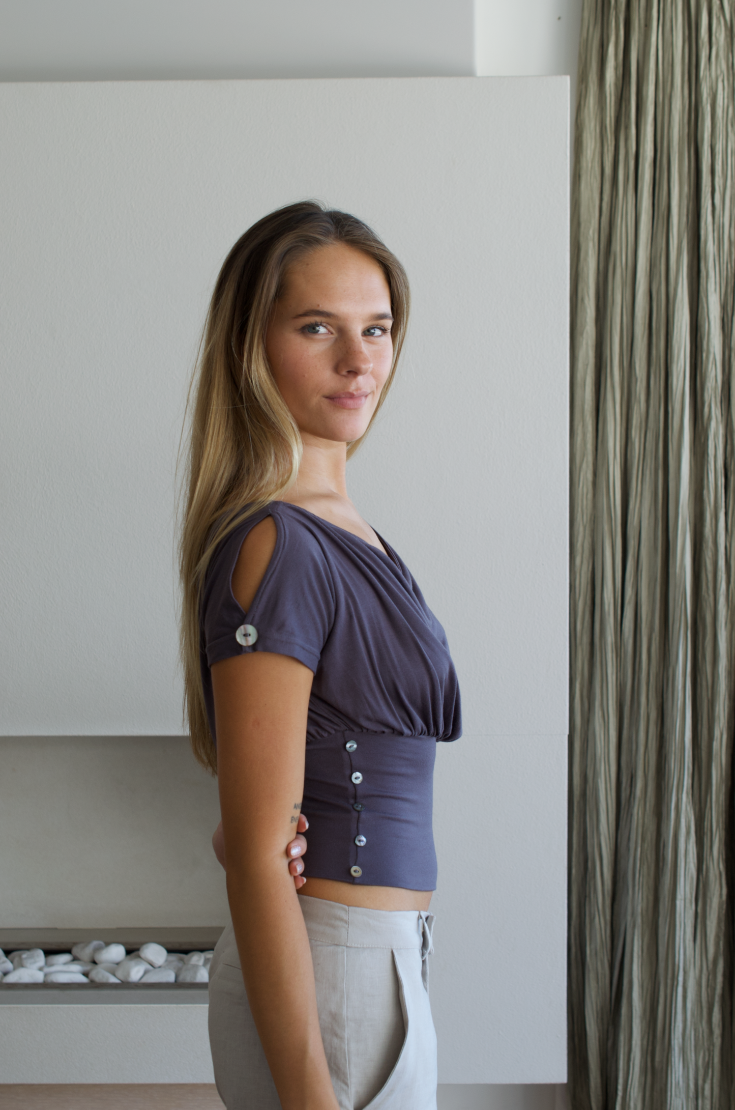 Nyra Top | Slate