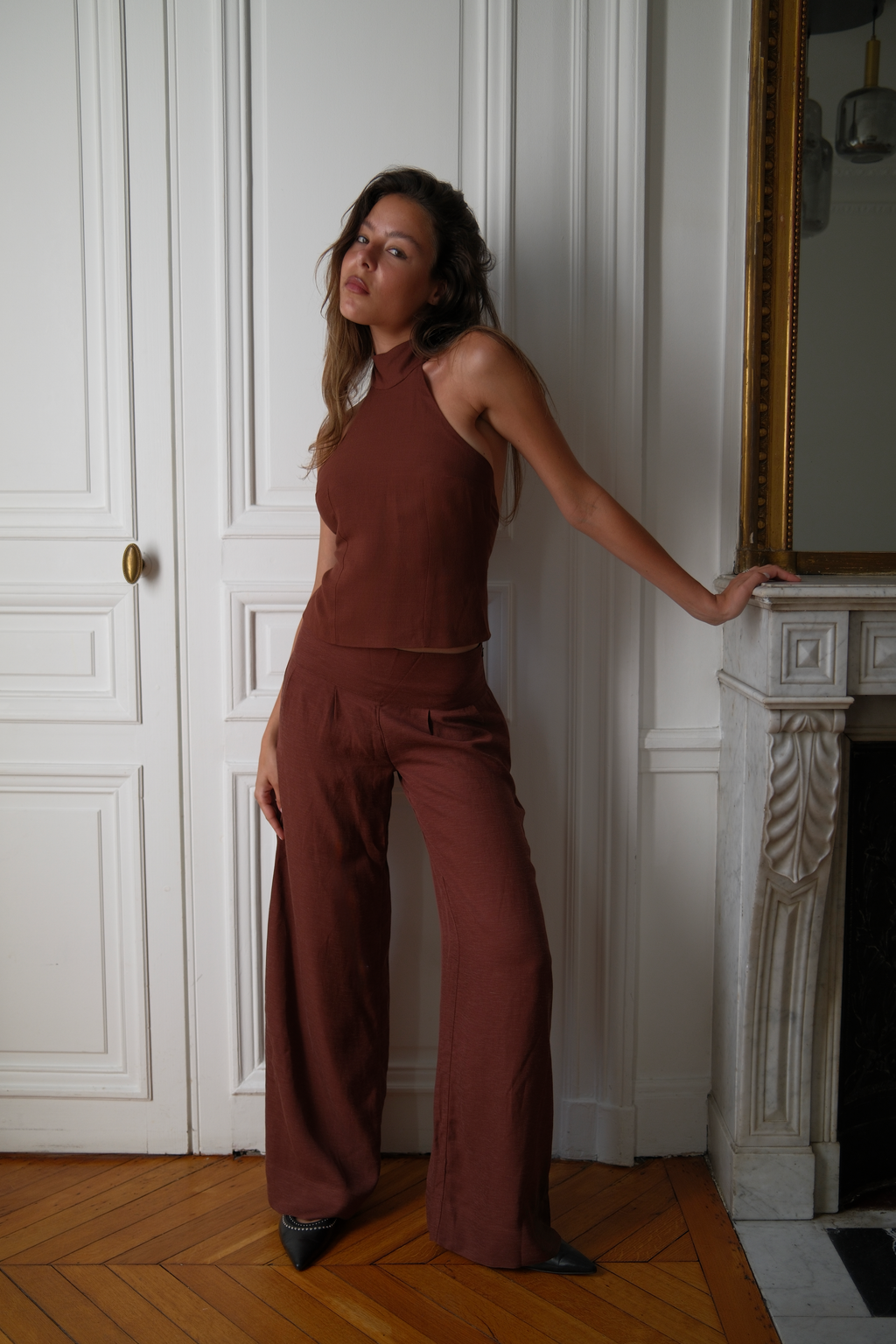 Romy Top | Chocolate