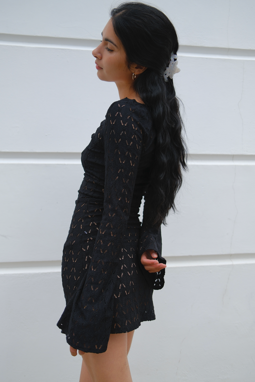 Gaia Dress | Black Knit