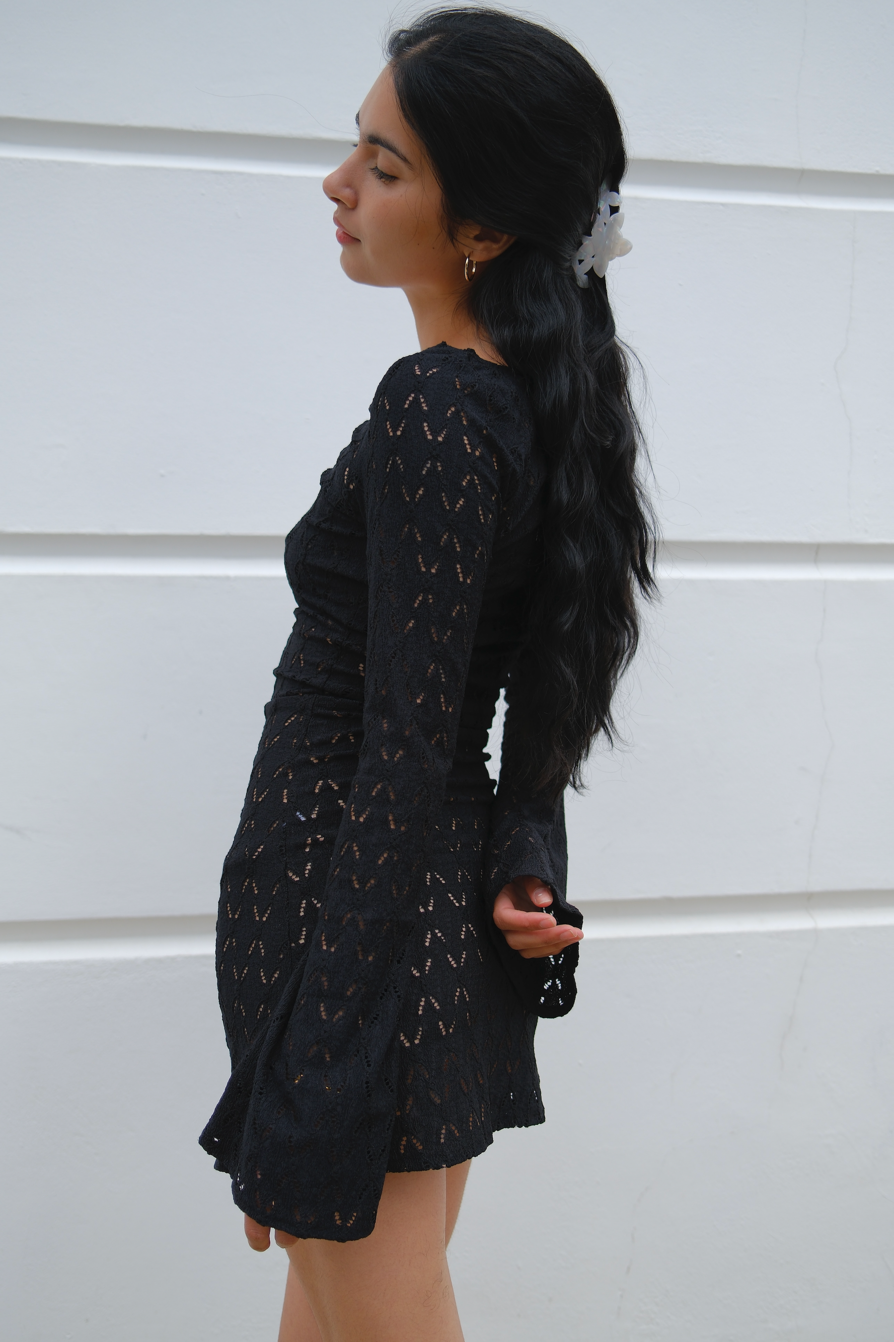 Gaia Dress | Black Knit