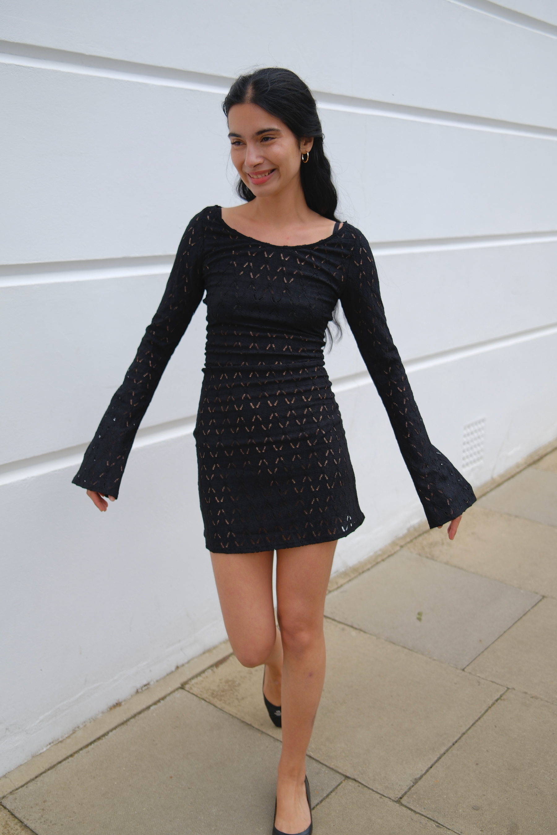Gaia Dress | Black Knit