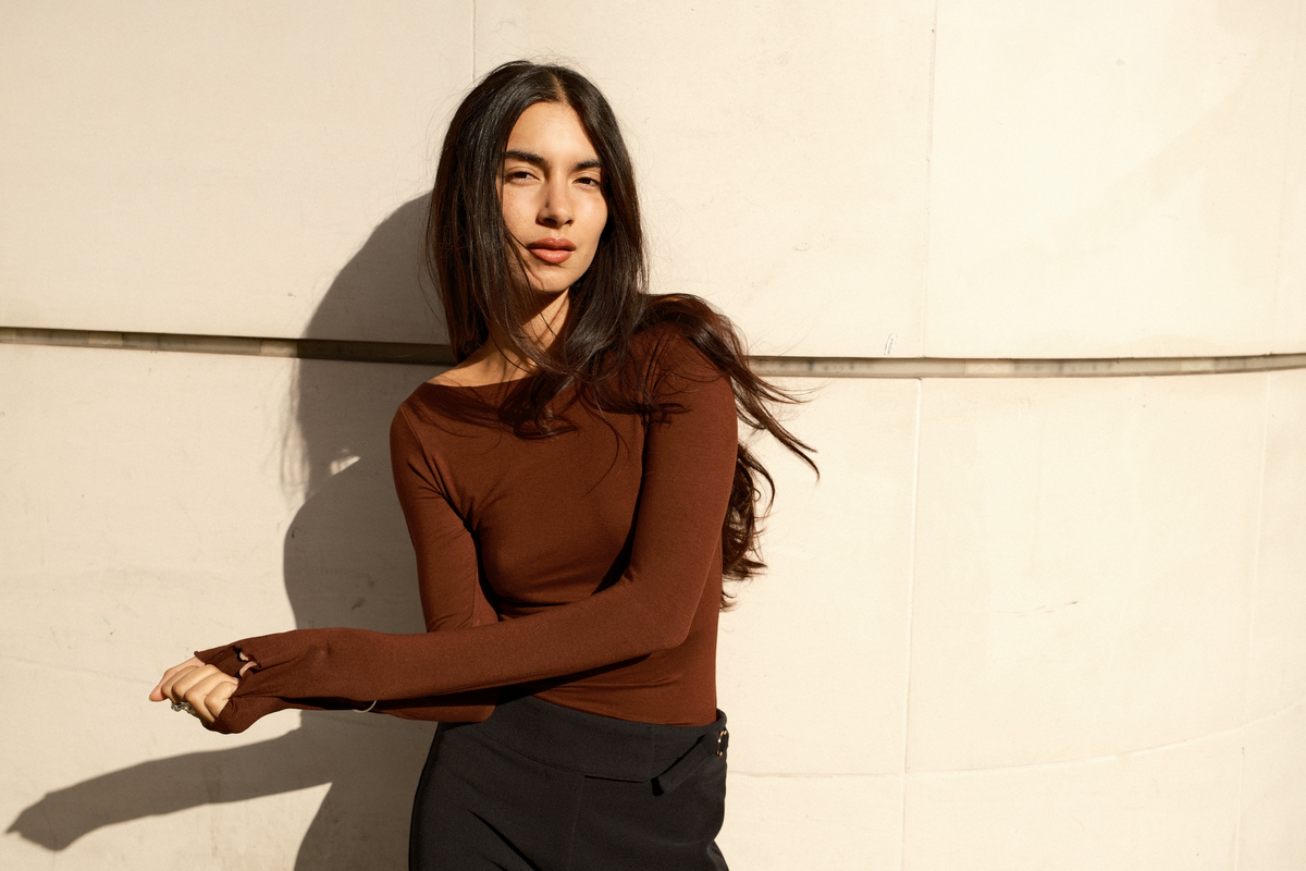 Alma Top | Brown