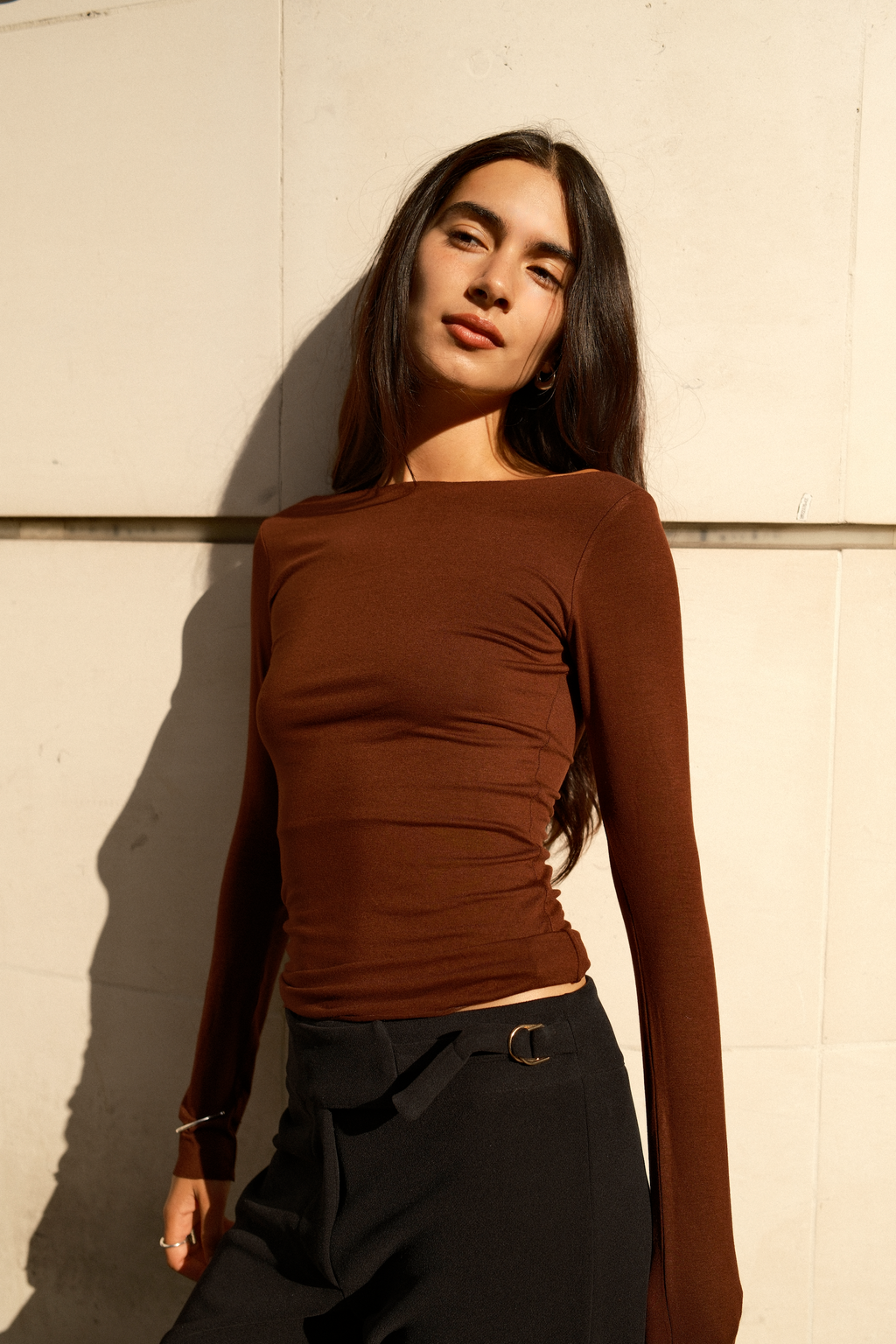 Alma Top | Brown