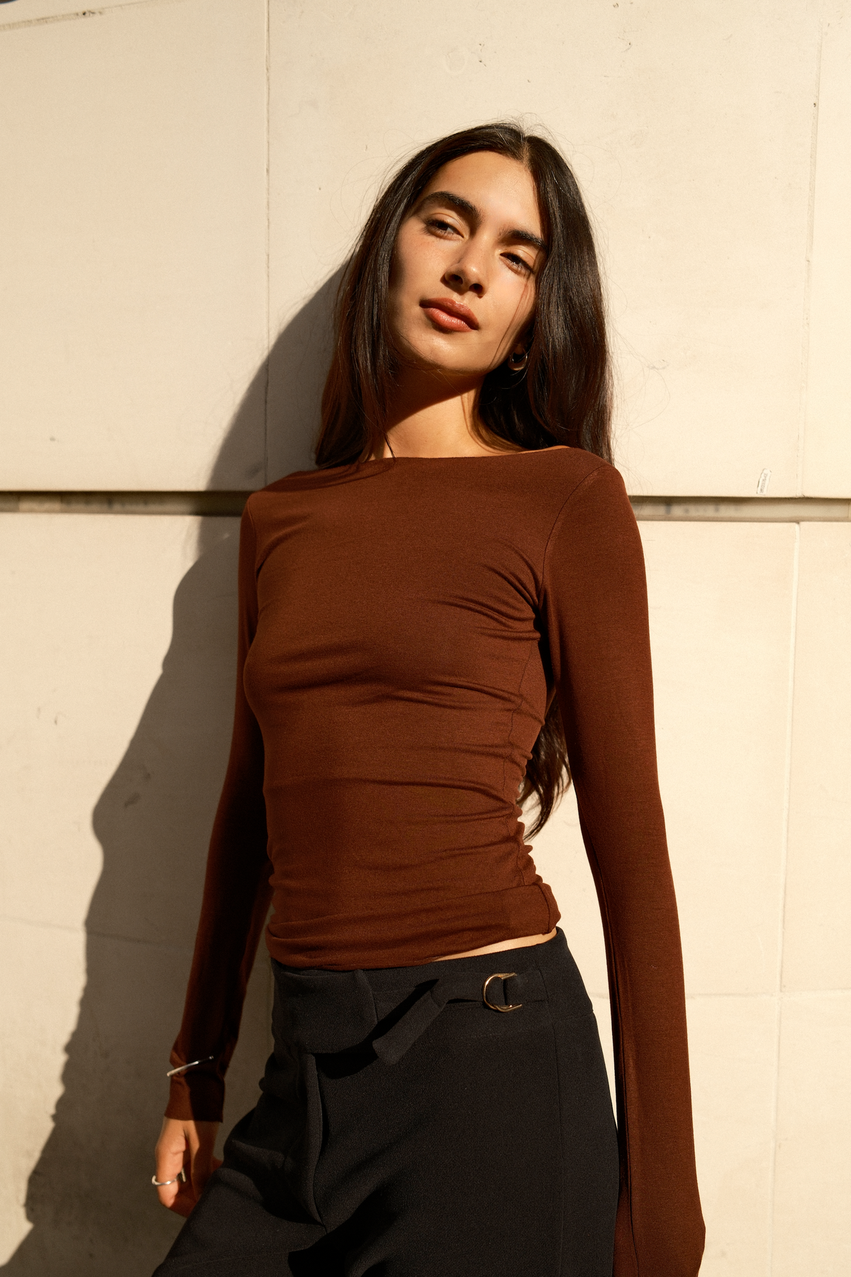 Alma Top | Brown
