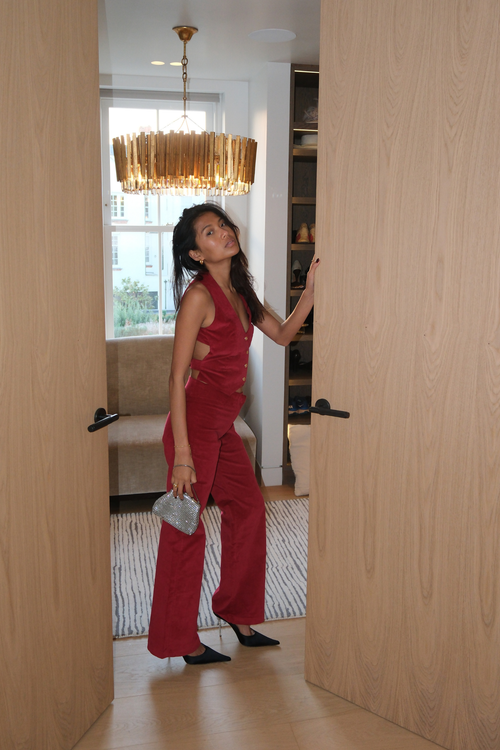 Red Velvet Suit