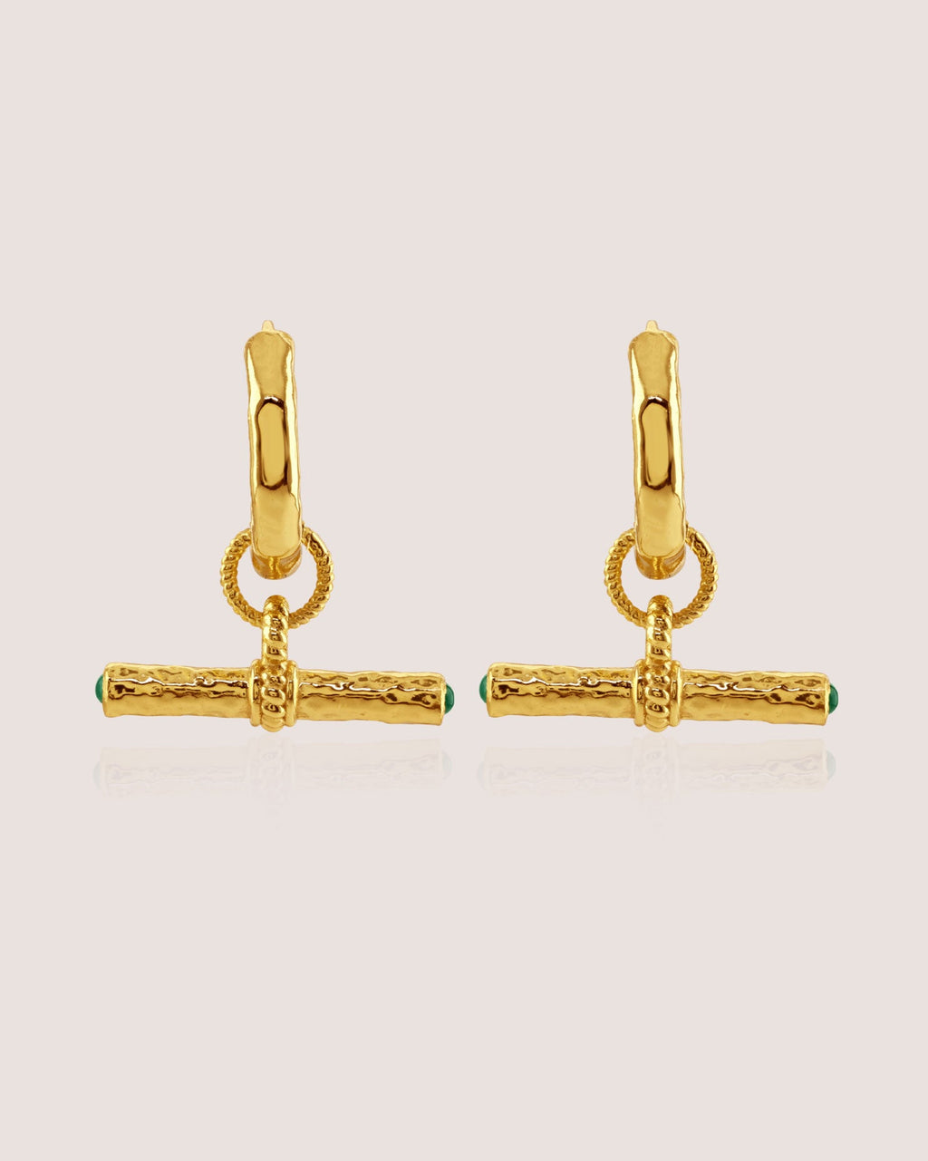 T-Bar Maxi Hoops | Green