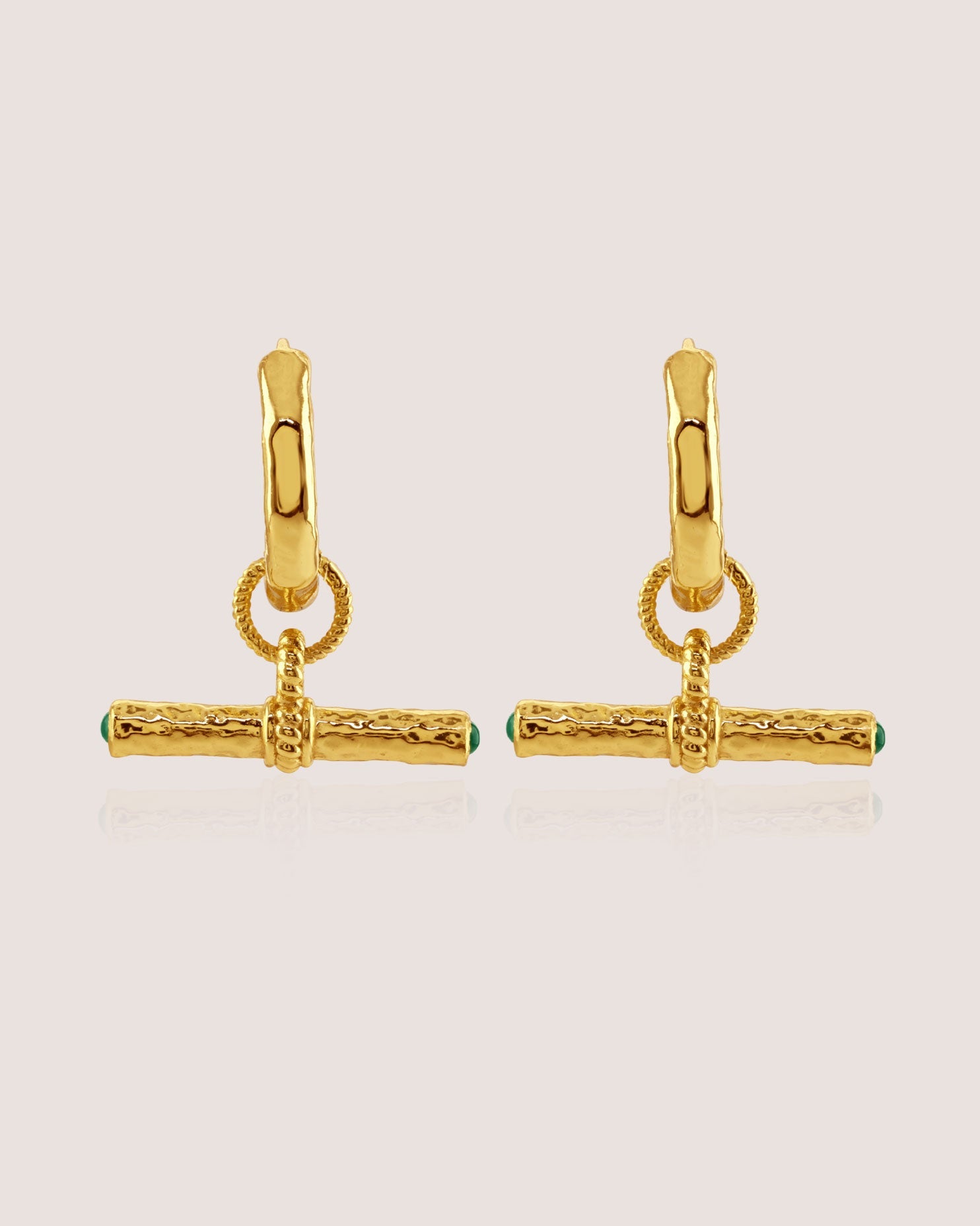 T-Bar Maxi Hoops | Green
