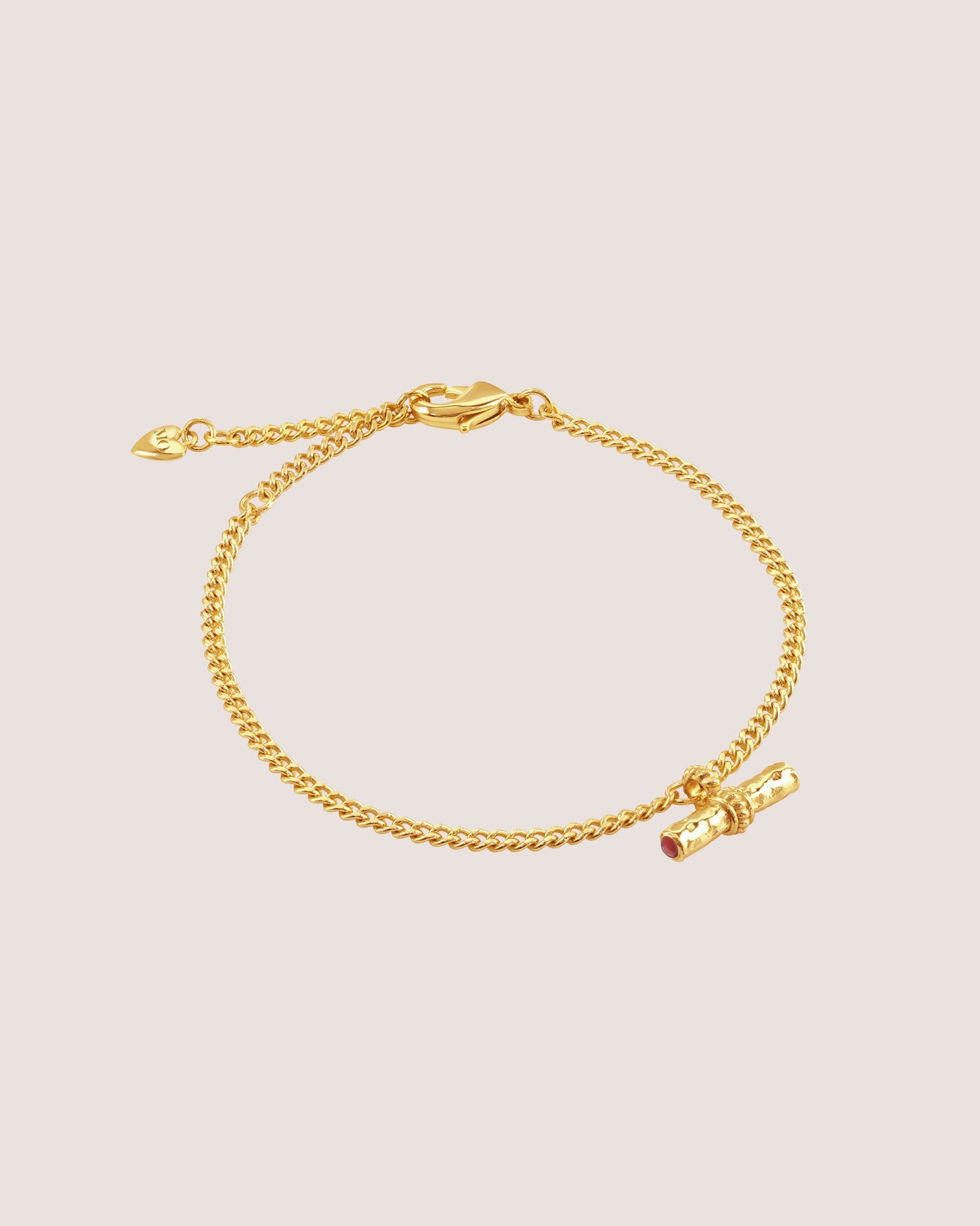 T-Bar Mini Bracelet | Red