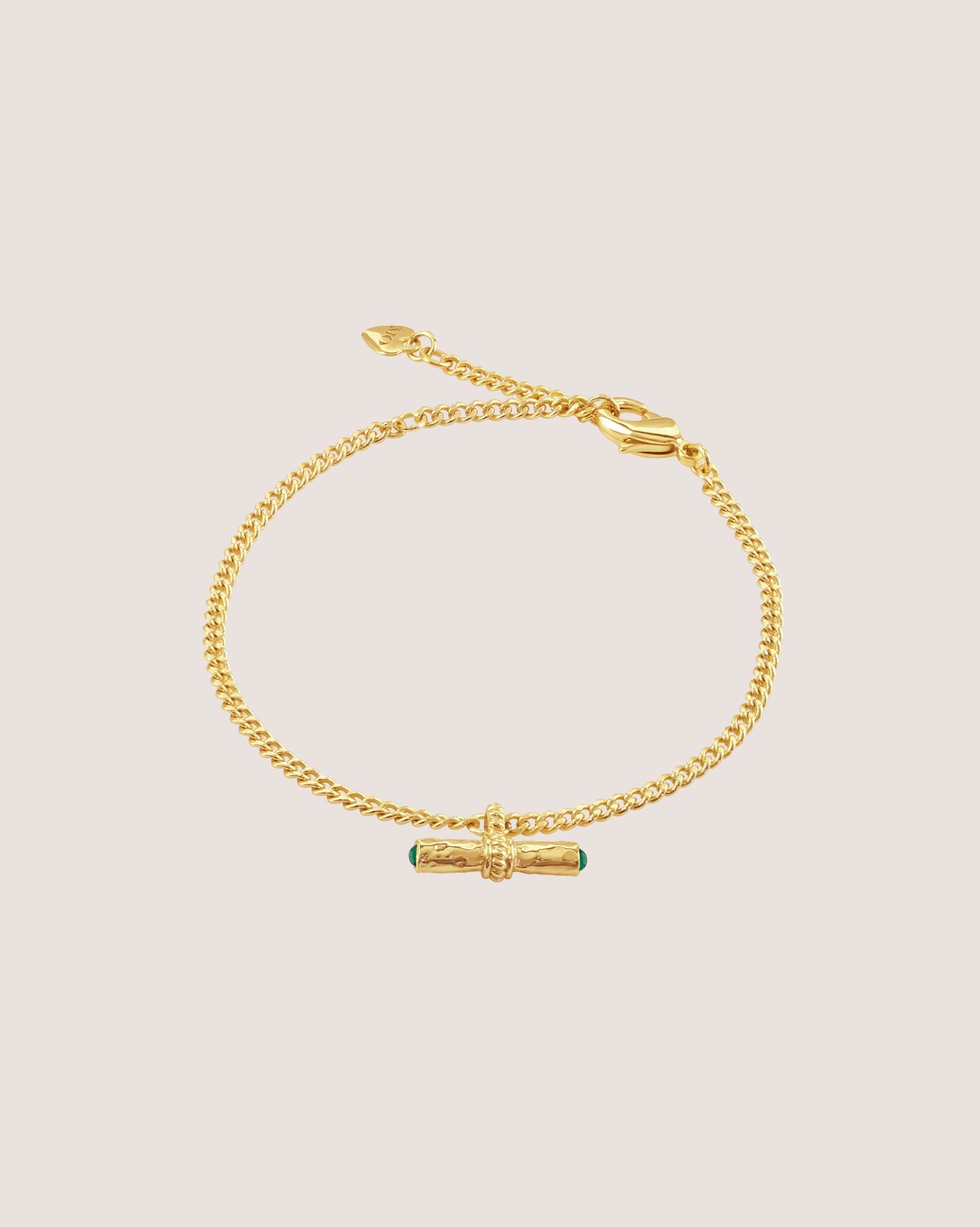 T-Bar Mini Bracelet | Green