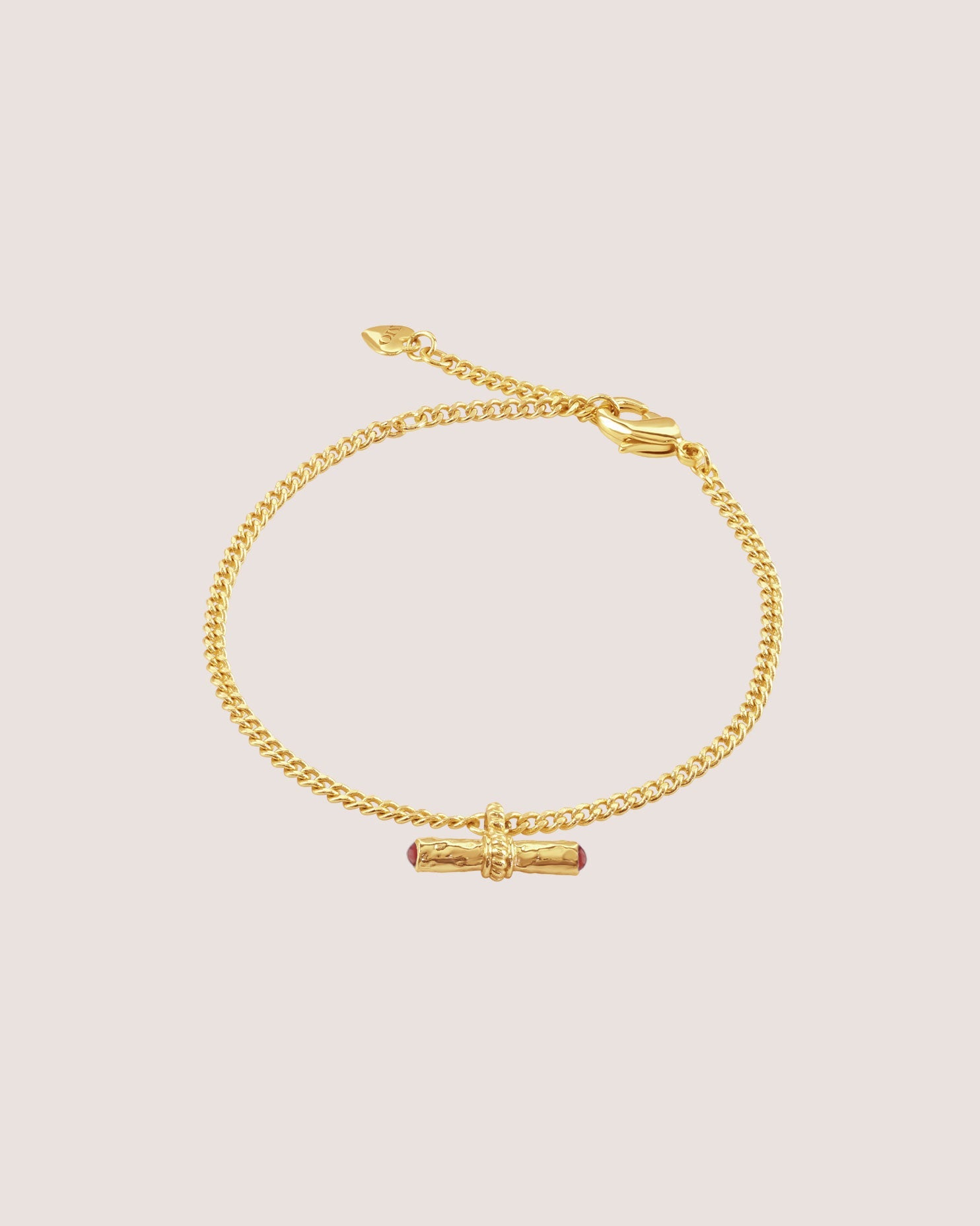 T-Bar Mini Bracelet | Red