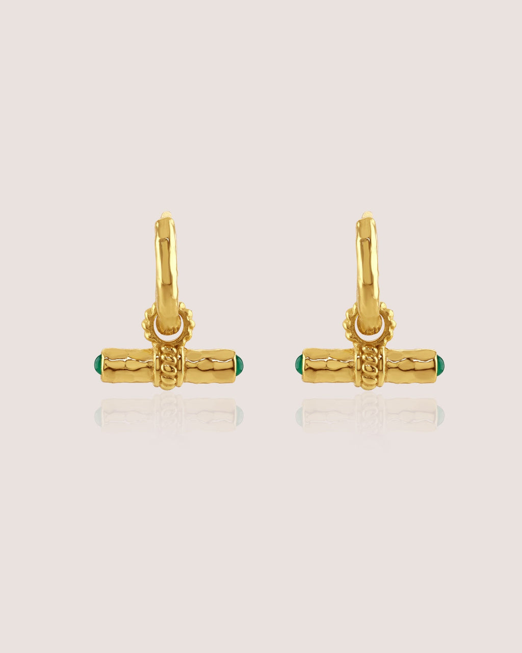 T-Bar Mini Hoops | Green