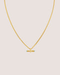 T-Bar Mini Necklace | Turquoise