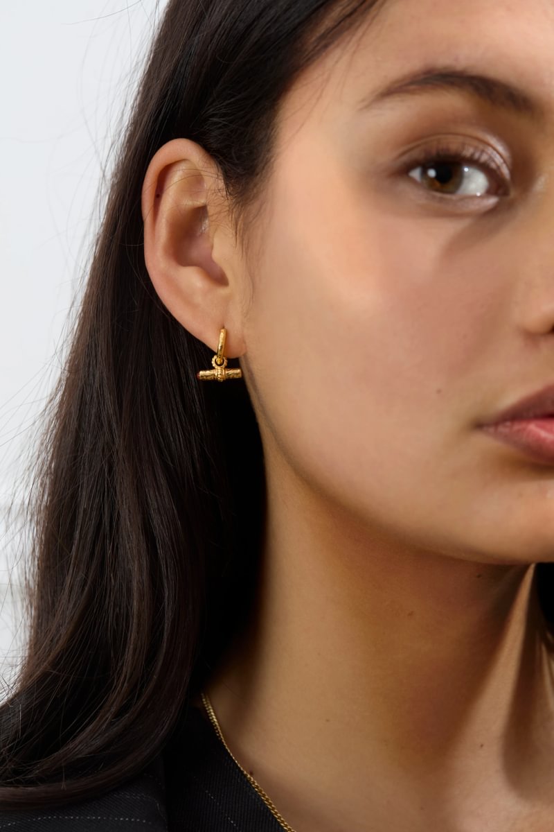 T-Bar Mini Hoops | Red