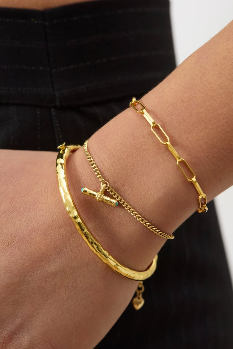 T-Bar Mini Bracelet | Green