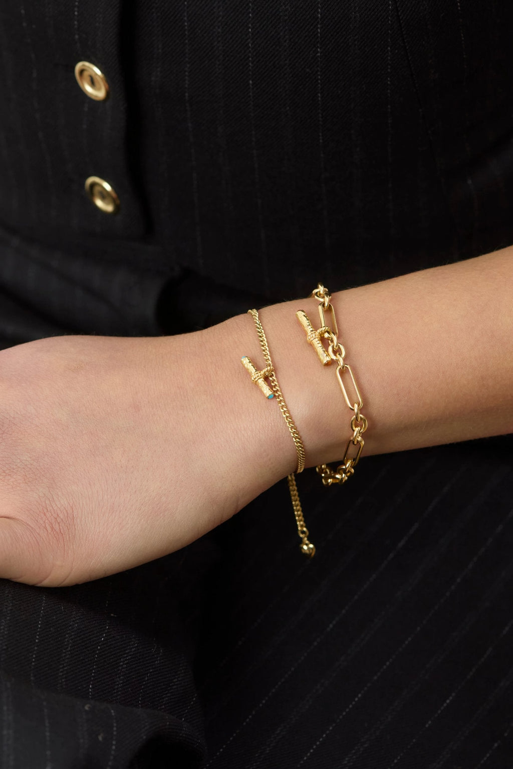 T-Bar Mini Bracelet | Turquoise