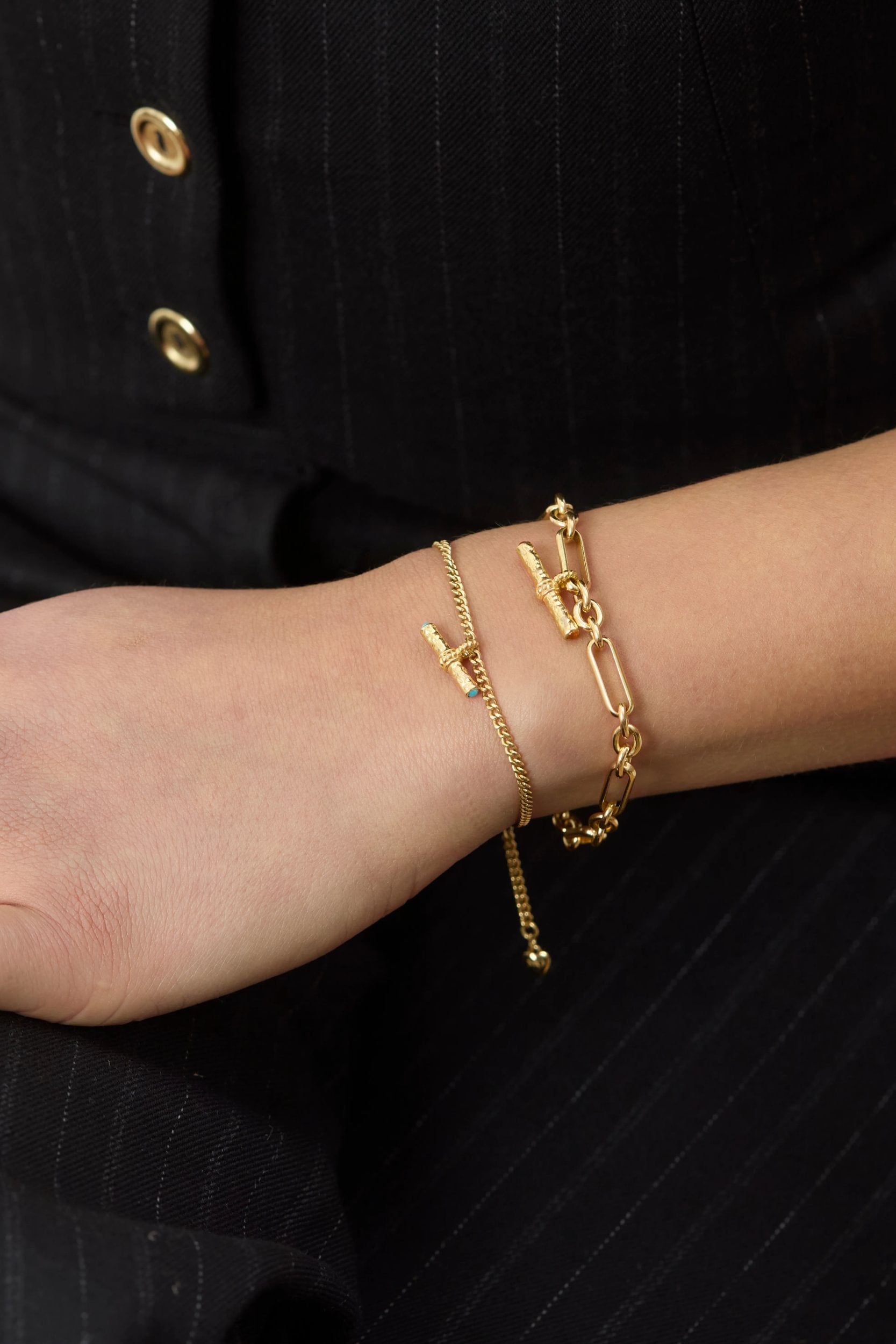 T-Bar Mini Bracelet | Turquoise