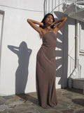 Athena Dress in Mocha - Alchemy London
