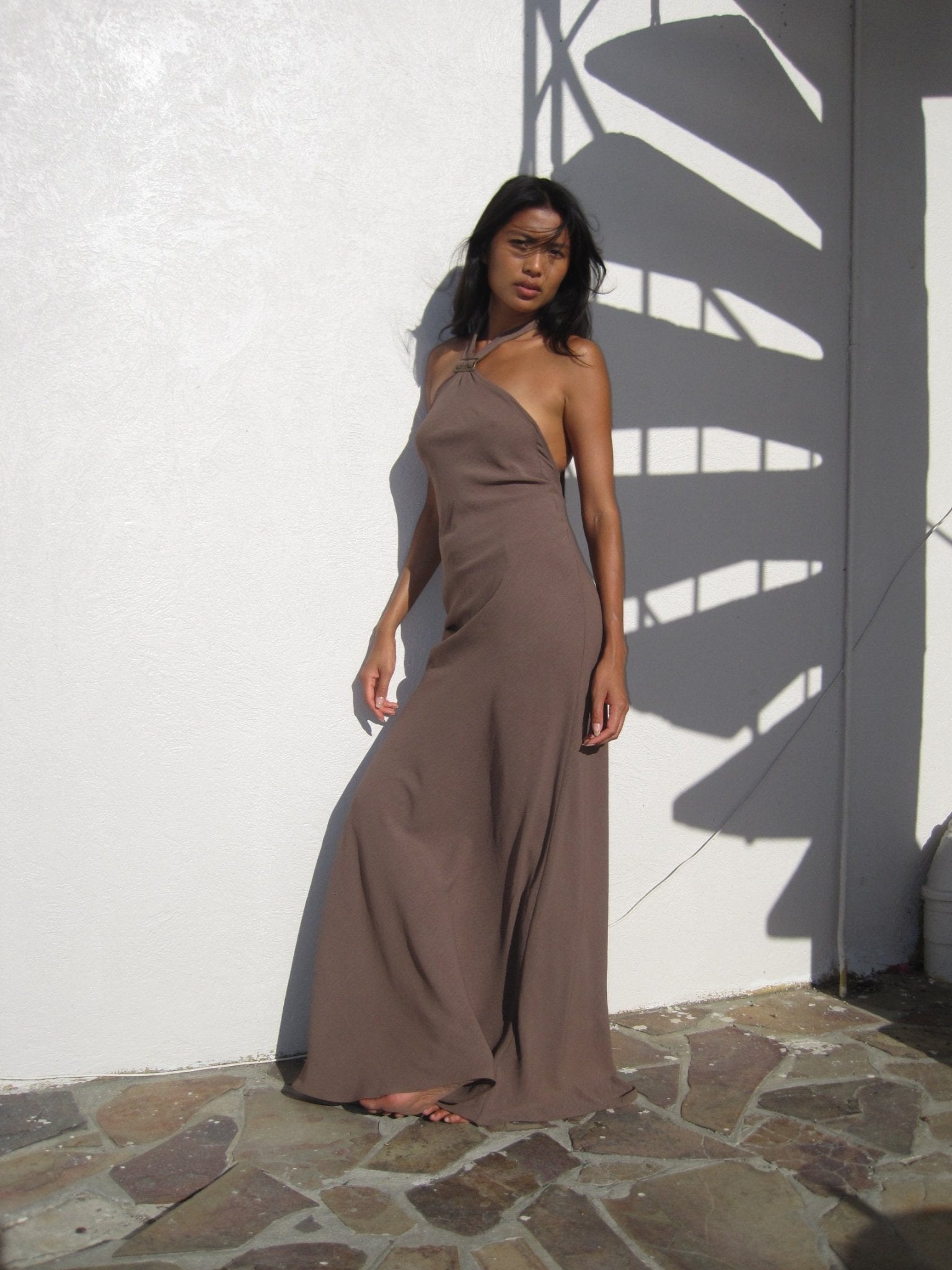 Athena Dress in Mocha - Alchemy London
