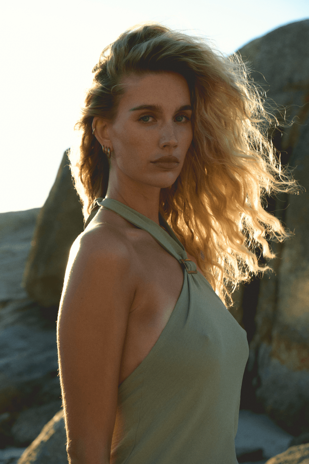 Athena Dress in Sage - Alchemy London