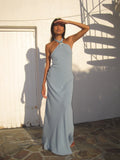 Athena Dress in Sky Blue - Alchemy London