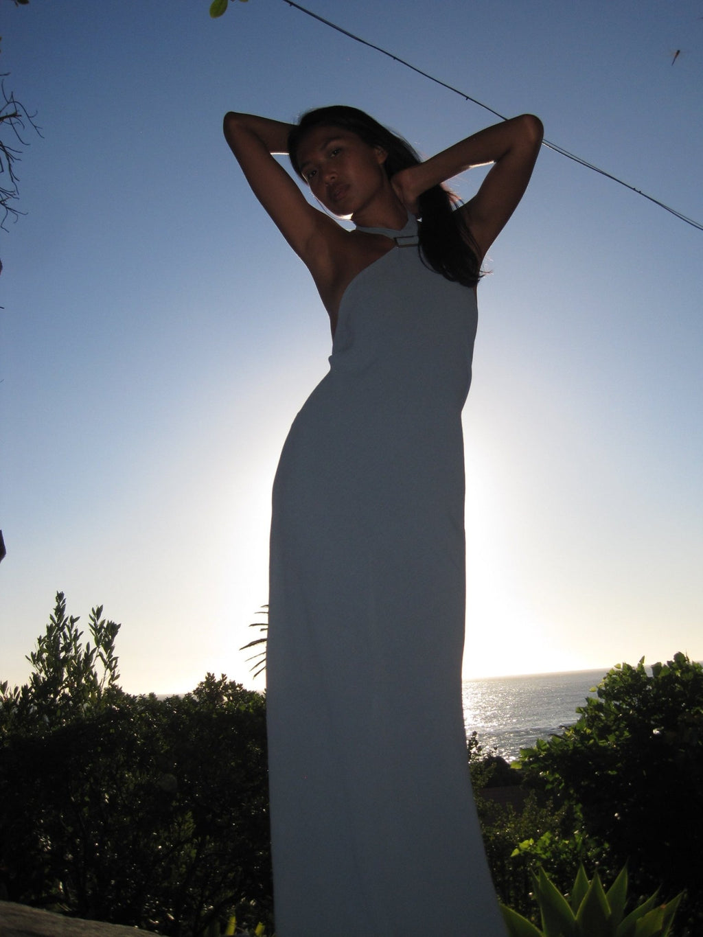 Athena Dress in Sky Blue - Alchemy London