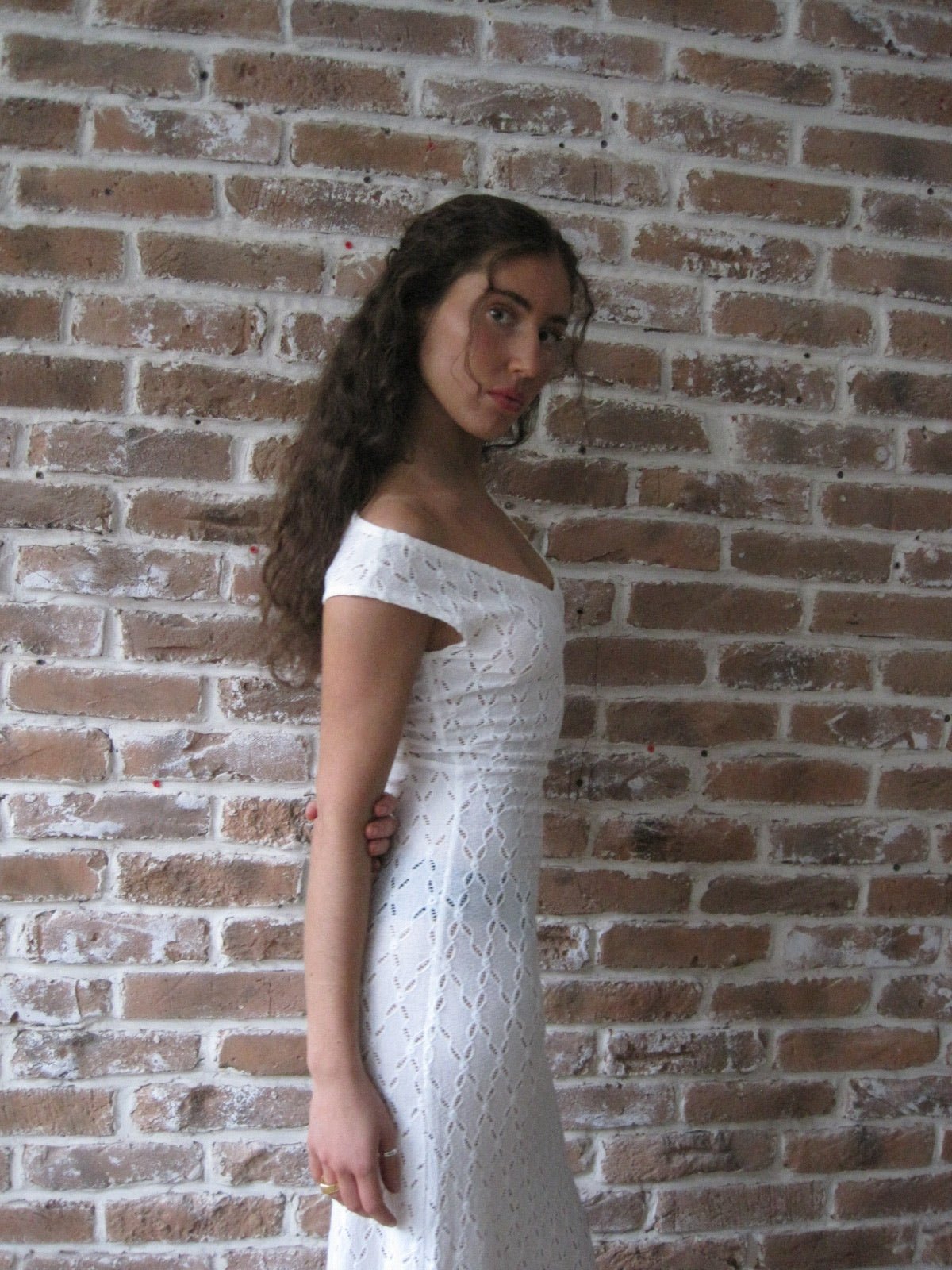 Cleo Dress in White - Alchemy London